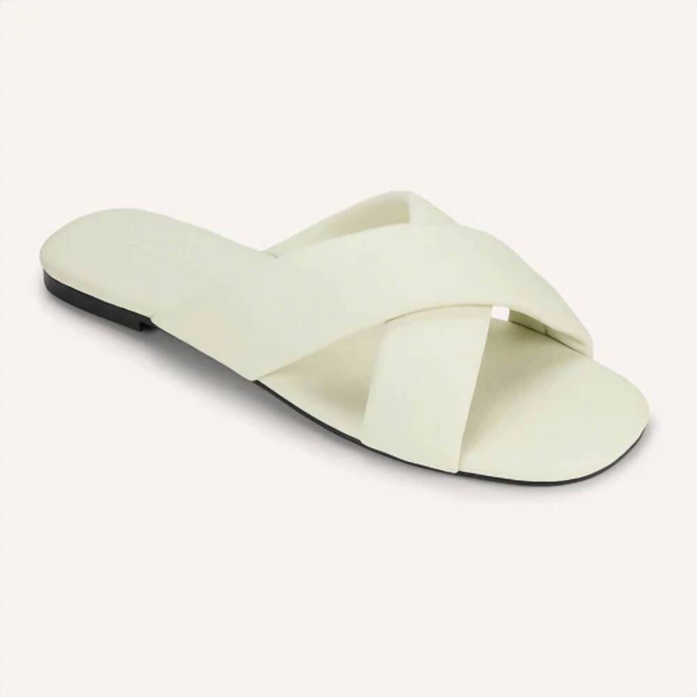 NEW YOSI SAMRA women's delancey sandals in cream leather